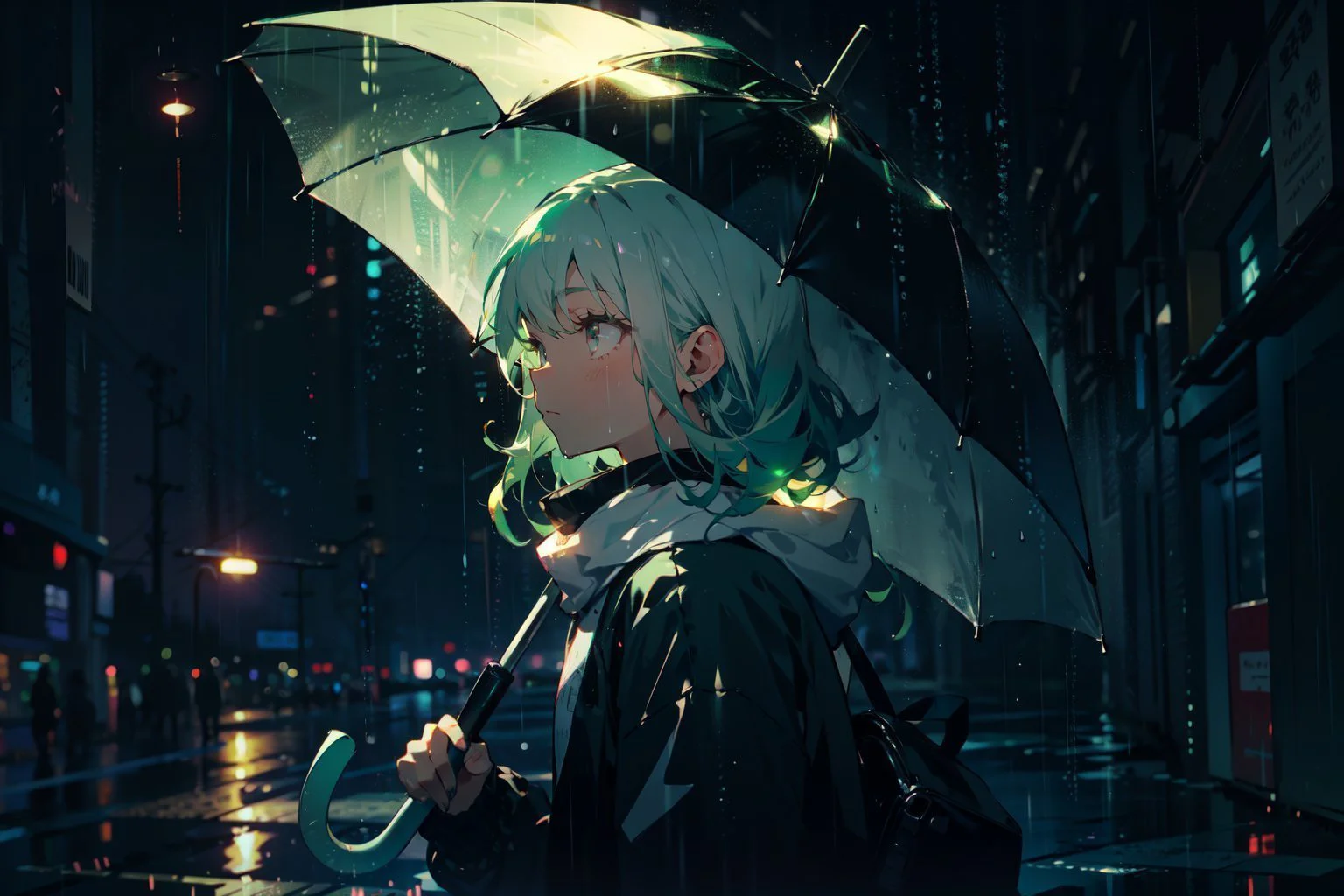 rainy night