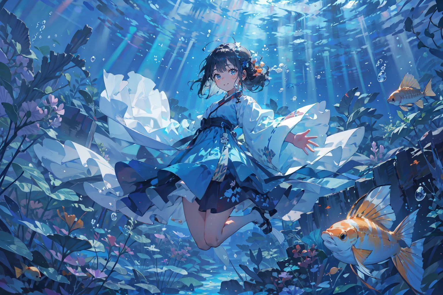 underwater